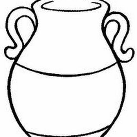 Кувшин раскраска для детей