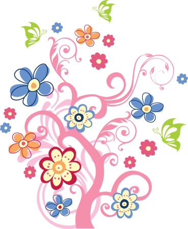 Красивые векторные цветы