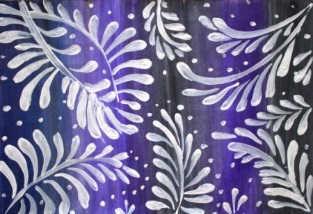 Морозные узоры рисование