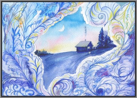 Нестандартные техники рисования в детском саду зима