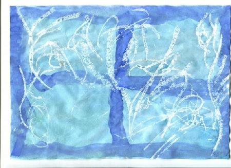 Трафарет "зимний узор"