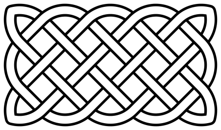 Скандинавские орнаменты плетенка