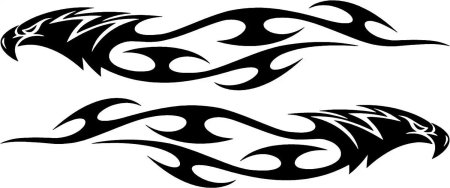 Трафареты на авто