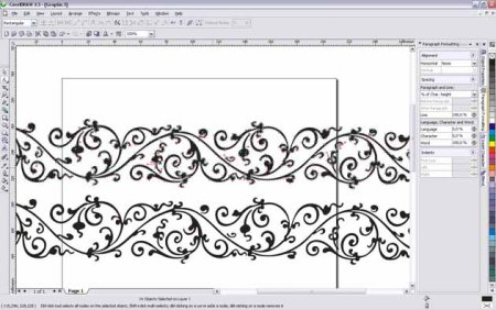 Узоры coreldraw
