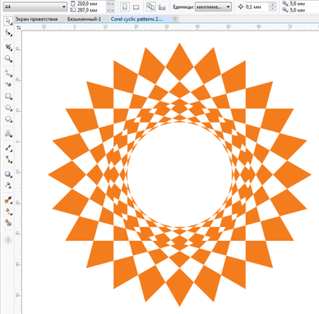 Орнамент в coreldraw
