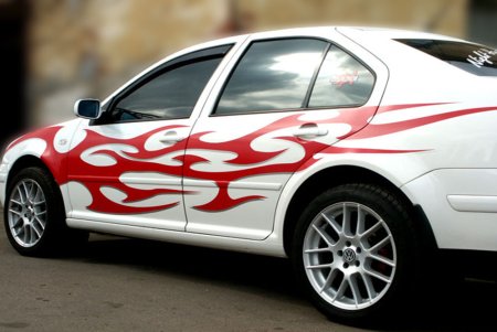 Аэрографические наклейки на авто