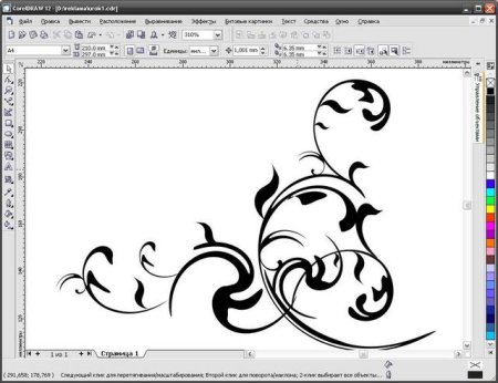 Орнамент в coreldraw
