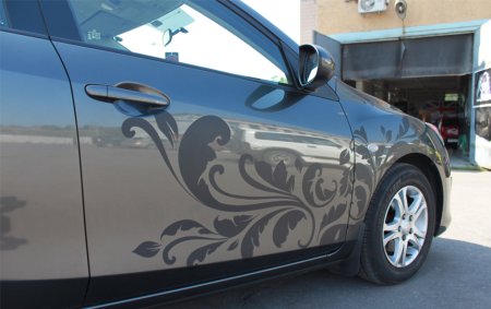 Виниловая пленка с узором