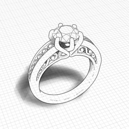 Раскраска колечко