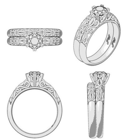 Эскизы ювелирных украшений