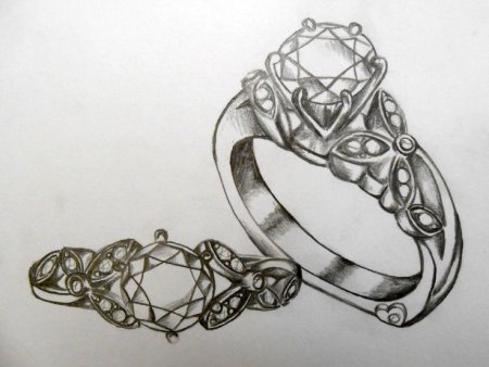 Рисунки и узоры на кольцах