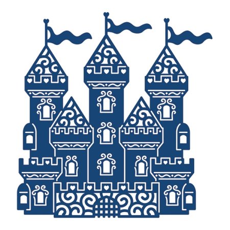 Сказочный домик силуэт