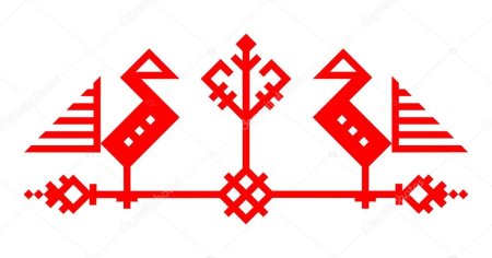 Женская рубаха чувашей