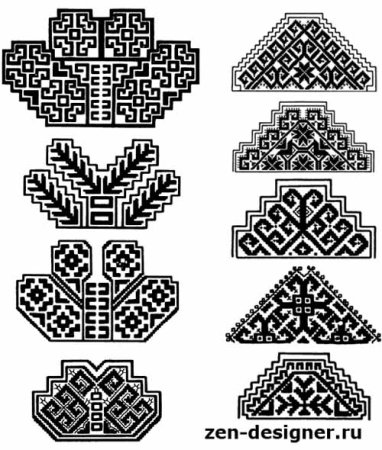 Чувашские узоры и орнаменты