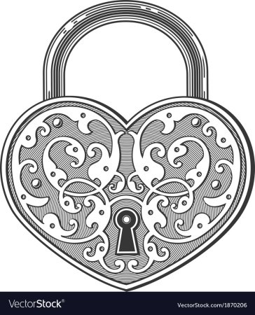 Замок навесной раскраска