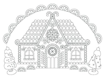 Терем трафарет