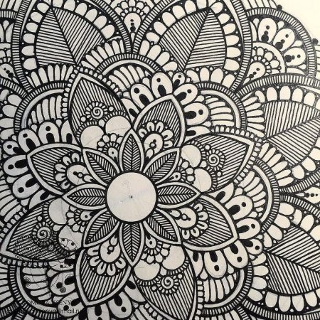 Дудл и Зентангл мандалы