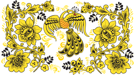 Русские народные росписи Хохломская