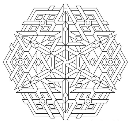 Мандала Геометрическая