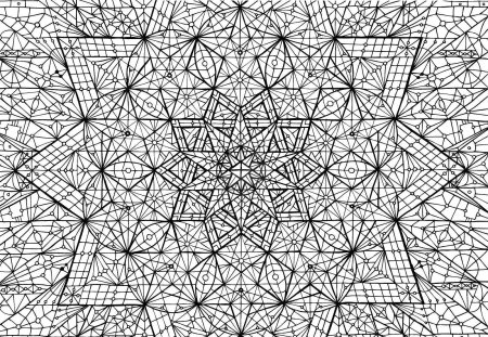 Сложный геометрический орнамент