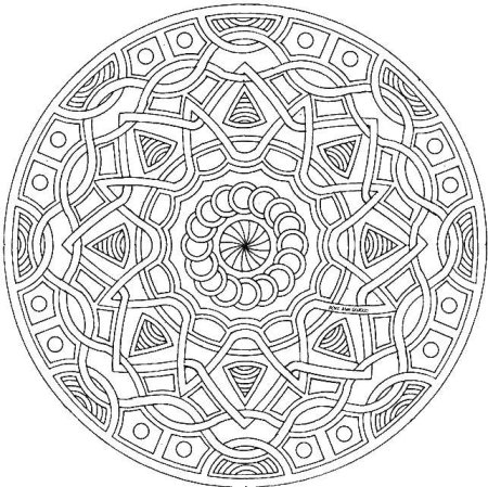 Мандала геометрический узор