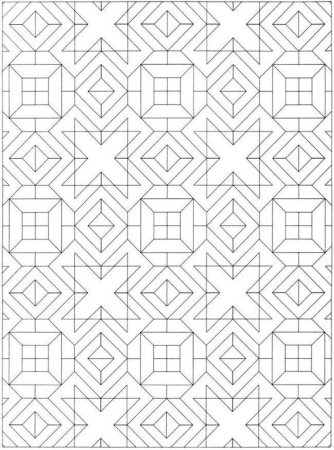 Сложный геометрический орнамент