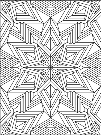 Сложные геометрические узоры