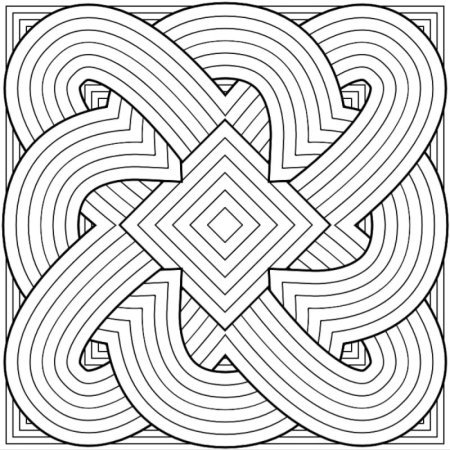 Сложный геометрический орнамент