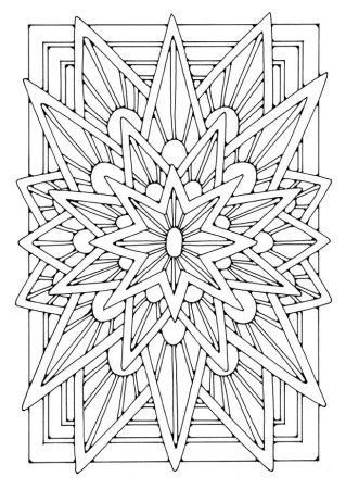 Мандала прямоугольная