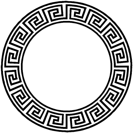 Древнегреческий узор Меандр