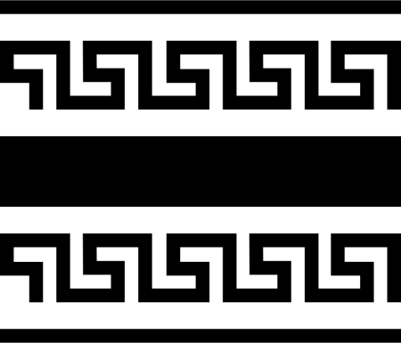 Узор Пальметта греческий