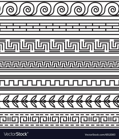 Древнегреческий узор Меандр