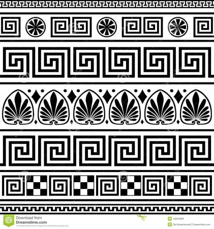 Греческий орнамент полоска
