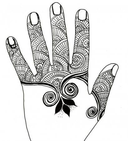 Мехенди на руке эскизы