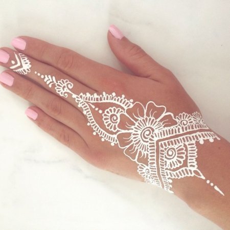 Трафареты для рисования хной на руках