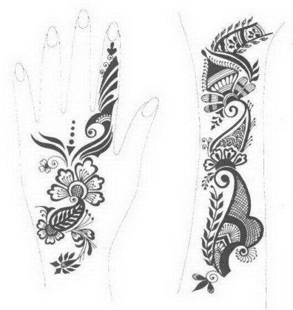 Стилизованная кисть руки