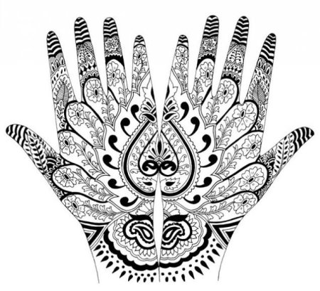 Эскизы хной