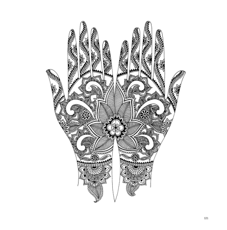 Рисунки хной на руках эскизы