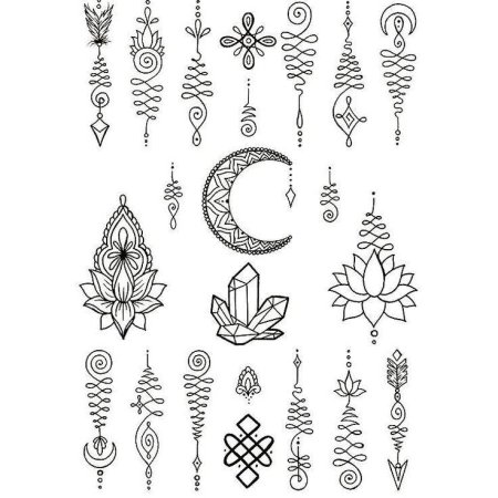 Узоры для рисования хной