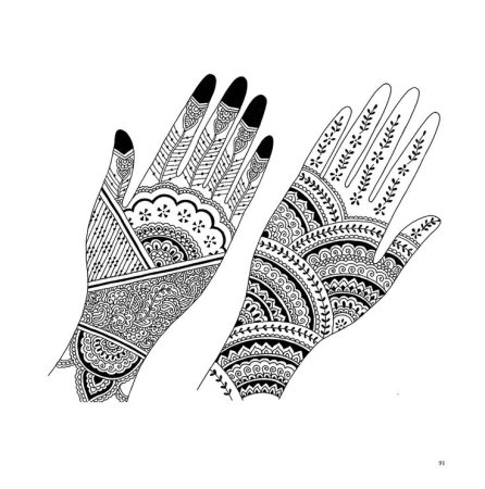 Хна на руке