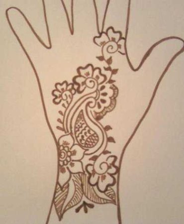 Тату восточные узоры