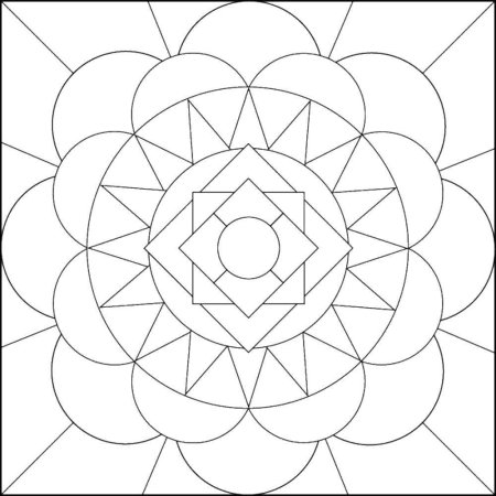 Орнамент из геометрических фигур