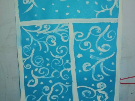 Рисование зимние узоры