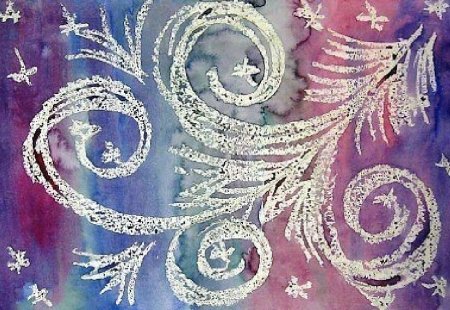 Морозные узоры рисунок