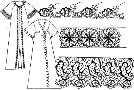 Эскиз русского народного платья