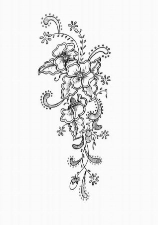 Узоры для вышивки гладью на одежде