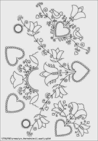 Узоры для вышивки гладью на одежде