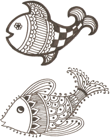 Орнамент рыбки