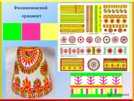 Элементы филимоновской росписи росписи