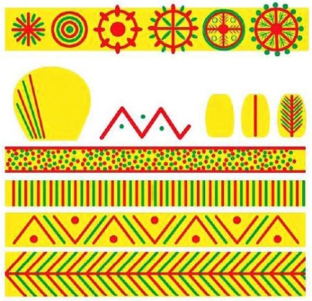 Филимоновская игрушка элементы росписи